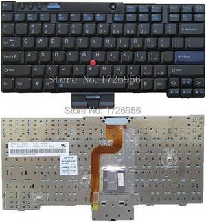 Laptop US keyboard for X200 X200S X200T X201 X201I X201S X201T Black