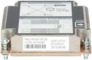 FOR X240 Heatsink for Flex System Front CPU - 81Y5126