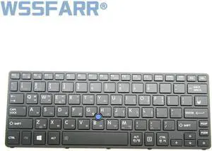 Genuine Laptop replacement keyboard for Portege Z20T-B black with trackPoint