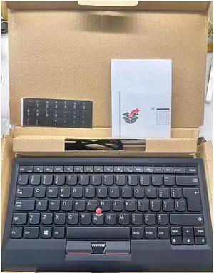 for KU-1255 USB Keyboard with trackpoint little red mouse computer laptop 0B47192 Gift US sticker
