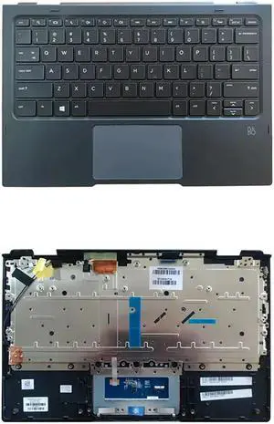Laptop US Keyboard For Elite X3 12inch 908273-001 With palmrest US Version With touchpad