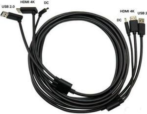 For HTC Vive 3-in-1 Accessories Replacement Cable HDMI 5M, USB, Power VR games