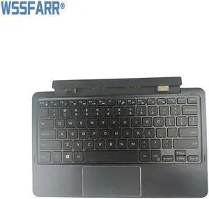 Keyboard with Docking Station for Latitude 11 5175 5179 K12M T54KN Laptop Bottom Cover Base