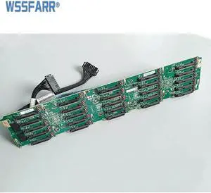 For DL380P 380E G8 Gen8 25-Bay HDD Backplane Cage 2.5" 4K1365 4K1485 With cable