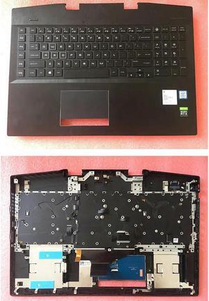 For Omen Plus 17-CB 17-CB0020NR TPN-C144 Palmrest Backlit Keyboard Touchpad