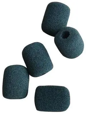 5 Pack Microphone Microphone Headphone Grill Windshield Sponge Foam Mini Black Headphone Microphone Cover