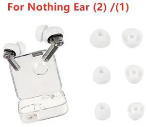 6pcs/lot Silicone In-Ear Earphone Case For Nothing Ear (2) covers Ear caps pads Bud Earbuds eartips cushion For Nothing Ear (1)