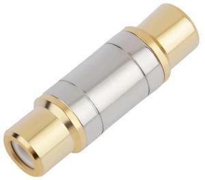 Dual RCA Connectors RCA Female to Female Jack Socket Straight Adapter Gold Plated Speaker Cable Extender