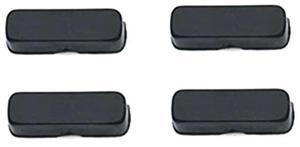 4pcs/Set Rubber Feet Replace For XBOX360 Slim XBOX ONE S/X Black Housing Case Rubber Cover Gaming Accessories Shockproof