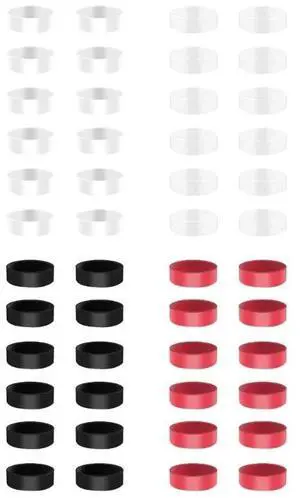 48PCS Joystick Elastic Guard Ring Invisible Protective Ring for ps5 / PS4/Switch PRO/XBOX/Steam Deck Silicone Ring Cover