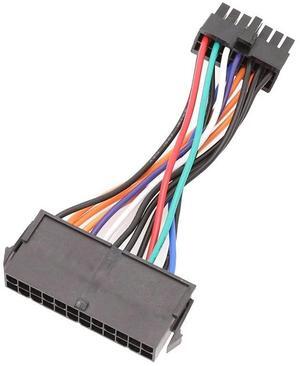 For ATX 24 Pin to 12 Pin Power Supply Cable Adapter 24p to 12p Cord For For Motherboard