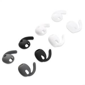 8pcs Soft Silicone Earphone Eartips Ear Hooks for Galaxy Buds 3 Anti-Slip Tips Ear Tip Protective Sleeve