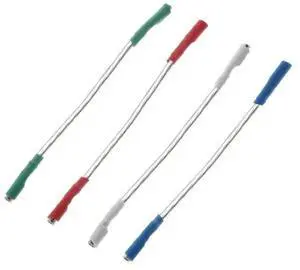 4 Pcs Pure Sliver Leads Header Wire Cable Universal For 1.2-1.3mm Pins Turntable Phono Headshell