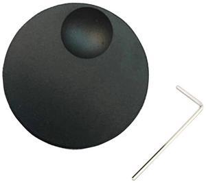 Volume Control Knob 32x13mm Black Frosted Solid Aluminum Knob Encoder Knob for 6mm Potentiometer