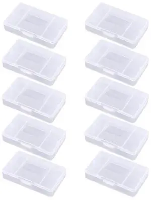 10Pcs/lot Clear Plastic Game Cards Cartridge Case Dust Cover Case For Nin tendo Game Boy Advance GBA