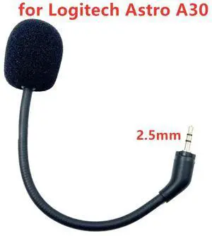 Replacement 2.5mm Game Mic Detachable Microphone Boom for Astro A30 A 30 Gaming Headsets Headphones Mic