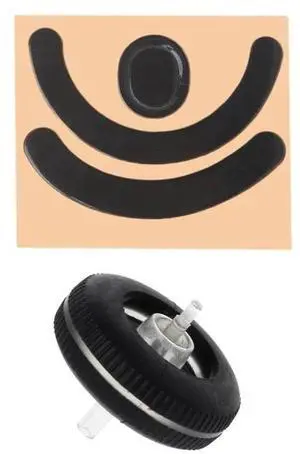 1 Set 0.6mm Thickness Replace Edge Mouse Feet Mouse Skates  Mouse Scroll Wheel Roller for G403 G603 G703 Mouse