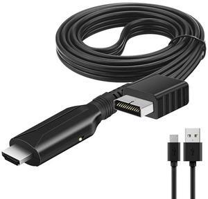 For PS1 PS2 to HDMI-compatible Converter Adapter 480i/480p/576i Audio Video Converter Supports All For PS2/PS1 Display Modes