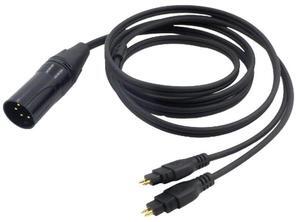 Sound Card Audio Cables Headphone Cables Balanced Replacement for Sennheiser HD600 HD650 HD660s HD580 Headset XLR Cables 2m