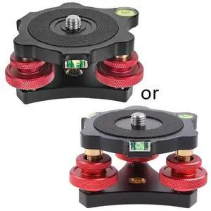 1pc Metal Leveling Base LP-64 Camera Tripod Head Leveling Base Triple-wheel Precision Leveler Bubble Level 3/8" Screw Load 15kg 1pc Metal Leveling Base LP-64 Camera Tripod Head Leveling Base Triple-wheel Precision Leveler Bubble Level 3/8" Screw Load 15kg