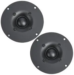 4 Inch 103mm Hifi Silk Cloth Dome Tweeters 25Core 60W Single Magnetic Type Super High Pitch 1600HZ 2PCS