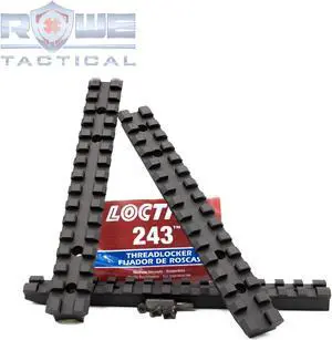 Rowe Tactical Picatinny Rail for Ruger American Short Action Bolt Rifles 20 MOA