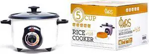 Pars Automatic Persian Rice Cooker - Tahdig Rice Maker Perfect Rice Crust, 5 Cup