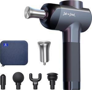 BOB AND BRAD X6 Pro Massage Gun Deep Tissue Percussion with Metal Head for Cold or Heat Therapy, Professional Muscle Electric Massage Gun with Portable Case for Athlete Pain Relief (Brand New)