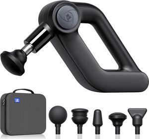 BOB AND BRAD D5 Pro Massage Gun, Powerful Percussion Massage Gun Deep Tissue with Enhanced Power for Athletes Home Gym, Handheld Muscle Massager Gun for Pain Relief & Muscle Therapy