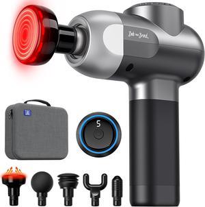 BOB AND BRAD C2 Plus Massage Gun with Heat, Electric Back Massagers for Professional Athletes Home Gym, Deep Tissue Muscle Massager, Percussion Massager,FSA and HSA Eligible
