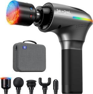 BOB AND BRAD A2 Pro Massage Gun with Heat and Cold Therapy, Deep Tissue Percussion Massager Gun,Pain Relief,Quiet Electric Handheld Muscle Massager,FSA and HSA Eligible