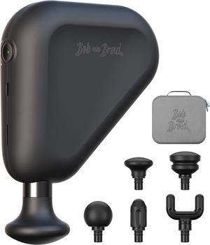BOB AND BRAD Air 2 Mini Massage Gun,Deep Tissue with 12MM Amplitude Percussion Muscle Massage Gun 4800 mAh Battery,Portable Professional Electric Massager Pain Relief Gifts,FSA and HSA Eligible,Black