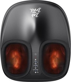 BOB AND BRAD Foot Massager with Heat,827 Comfort Shiatsu Compression Deep Kneading Electric Feet Massager Machine Heated for Plantar Fasciitis, Men Size 12,FSA HSA Eligible, Idea Gift for Men Women