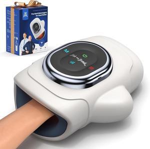 Bob and Brad Cordless Hand Massager with Heat and Compression,Portable for Arthritis and Carpal Tunnel, Rechargeable Pain Relief Idea Gift, FSA HSA Eligible