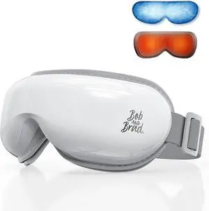 Bob and Brad Eye Massager with Heat and Cooling, Heated Face Massager for Dry Eyes Strain Relief Improve Sleep,EyeOasis 3 Eye Mask for Migraines,FSA HSA Eligible,Idea Gift