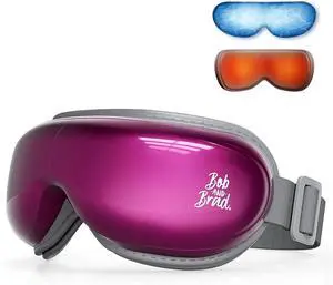 Bob and Brad EyeOasis 3  Eye Massager with Heat and Cooling Therapy, Heated  Comfort  Kneading  Eye Mask with Compression for Eye Pain Relief, FSA /HSA Eligible, Idea Gift for Men and Women, Purple