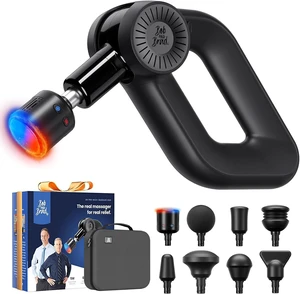 Bob and Brad D6 Pro Max+ Massage Gun, Heat & Cold Therapy, 16mm Amplitude Deep Tissue Percussion, Quiet Professional Muscle Massager for Athletes Bob and Brad D6 Pro Max+ Massage Gun, Heat & Cold Therapy, 16mm Amplitude Deep Tissue Percussion, Quiet Professional Muscle Massager for Athletes