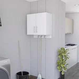 Wall storage cabinet, Alikuri, White