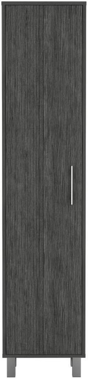 Storage Cabinet Buccan, Laundry, Smoky Oak