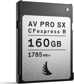 Angelbird AV PRO CFexpress SX - CFexpress Type B - 160 GB - CFexpress Card - for 8K RAW - for Photo and Video