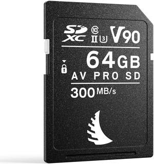 Angelbird AV PRO SD Card MK2 - V90-64 GB - SDXC UHS-II - SD Card - for 4K - Photo and Video