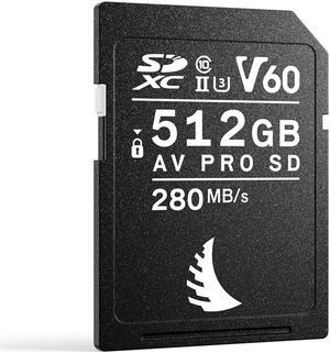 Angelbird AV PRO SD Card MK2 - V60-512 GB - SDXC UHS-II - SD Card - for 4K - Photo and Video