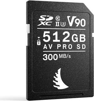 Angelbird AV PRO SD Card MK2 - V90-512 GB - SDXC UHS-II - SD Card - for 4K - Photo and Video