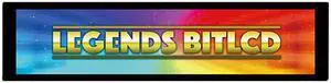 Legends BitLCD Marquee ,USB Plug And Play, 8-Bit, Arcade Games, Classic Retro Video Games, Arcade & Console Games, Action Fighting Puzzle Sports & More, Home Arcade