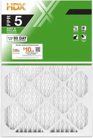 20 in. x 30 in. x 1 in. Standard Pleated Air Filter FPR 5