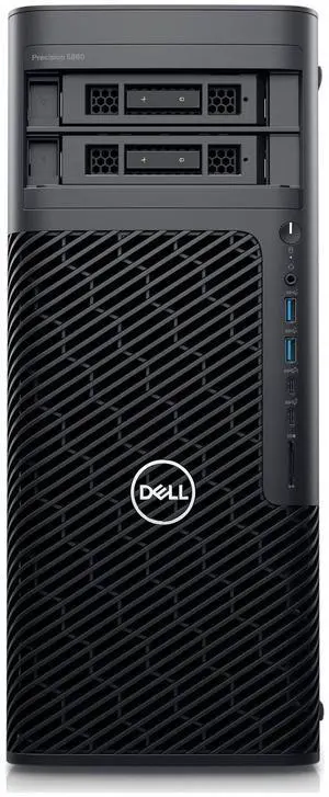 Dell Precision 5860 Tower 2LFF 1x Xeon W3-2435 64GB DDR5 1TB NVMe 10GbE RJ45 Workstation Dell Precision 5860 Tower 2LFF 1x Xeon W3-2435 64GB DDR5 1TB NVMe 10GbE RJ45 Workstation