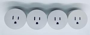 Jaspertronics Smart Plug Outlet with Voice Control and WiFi Remote Control - Works with Alexa and The Google Assistant - 4 Pack