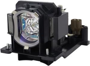 Jaspertronics Original DT01091 Lamp & Housing for Hitachi Projectors - Fits CP-D10, CP-DW10, CP-DW10N, DT01091-USH, ED-AW100N, ED-D10N, HCP-Q3, Image-Pro-8110H - 1 Unit Per Pack with 1 Year Warranty