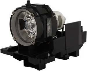 Jaspertronics Original DT00771 Lamp & Housing for Hitachi Projectors - Fits 456-8943, 78-6969-9893-5, CP-X505, CP-X605, HCP-7000X, Image-Pro-8944, IN42, PJ1158 - 1 Unit Per Pack with 1 Year Warranty