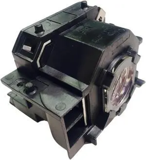 Jaspertronics Original ELP-LP42 Lamp & Housing for Epson Projectors - Fits EB-400W, EB-410WE, EMP-822P, EMP-83H, Powerlite 822+, V13H010L42 & More - 1 Unit Per Pack with 1 Year Warranty